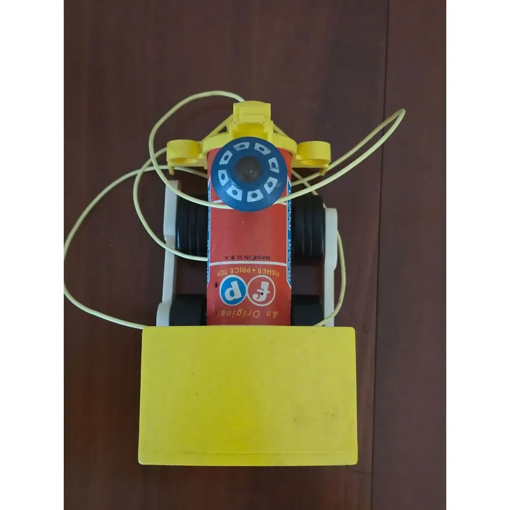 Vintage Fisher-Price Toot-Toot Locomotive Pull Toy #643 (1964)